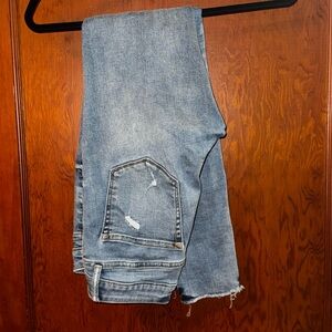 a.n.a Blue Distressed Women Jeggings